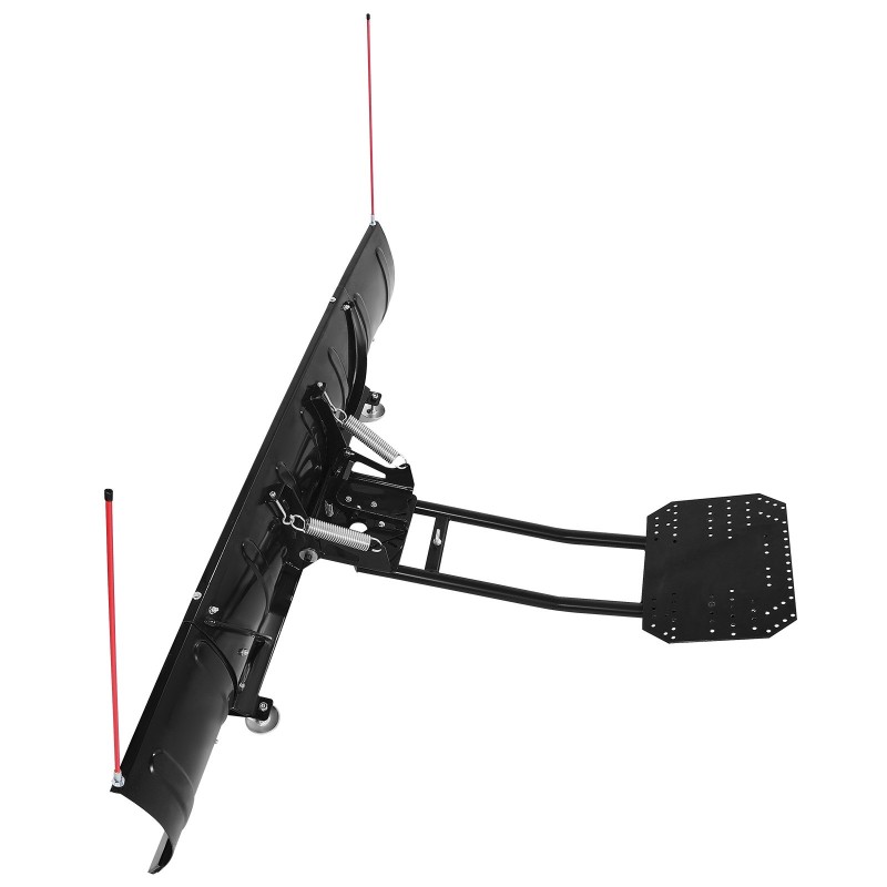 Säädettävä teräslumiaura 109/183 cm kumiläpillä mönkijöille ja hyötyajoneuvoille