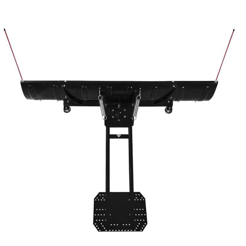 Säädettävä teräslumiaura 109/183 cm kumiläpillä mönkijöille ja hyötyajoneuvoille