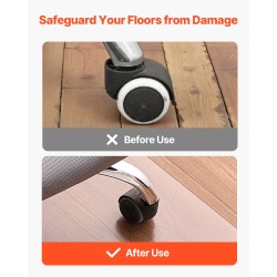 Työtuolin matto PVC-muovi läpinäkyvä 1220 x 922 mm koville lattioille