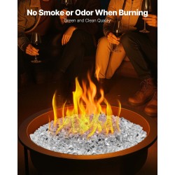 Heijastava murskattu tulilasi karkaistusta lasista 12,7 mm 4,5 kg tulisijoihin