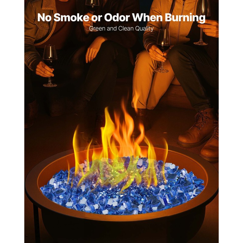 Lasimurska karkaistua lasia 4,5 kg 6 mm koboltinsininen tulipesiin