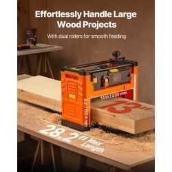 Paksuushöylä 1800 wattia 330 millimetriä leveällä työpöydällä kaksiteräinen kovalle ja pehmeälle puulle