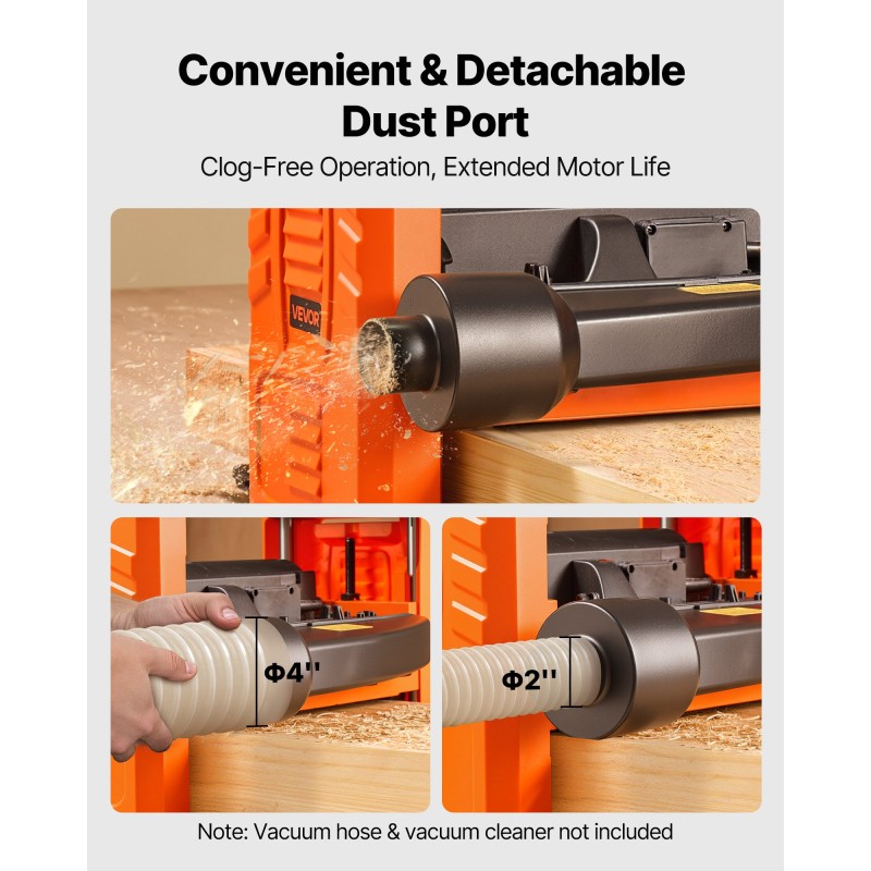 Penkkimallinen paksuushöylä 330 mm työleveys 2000 W kolmiteräinen kaksoissyöttötelat