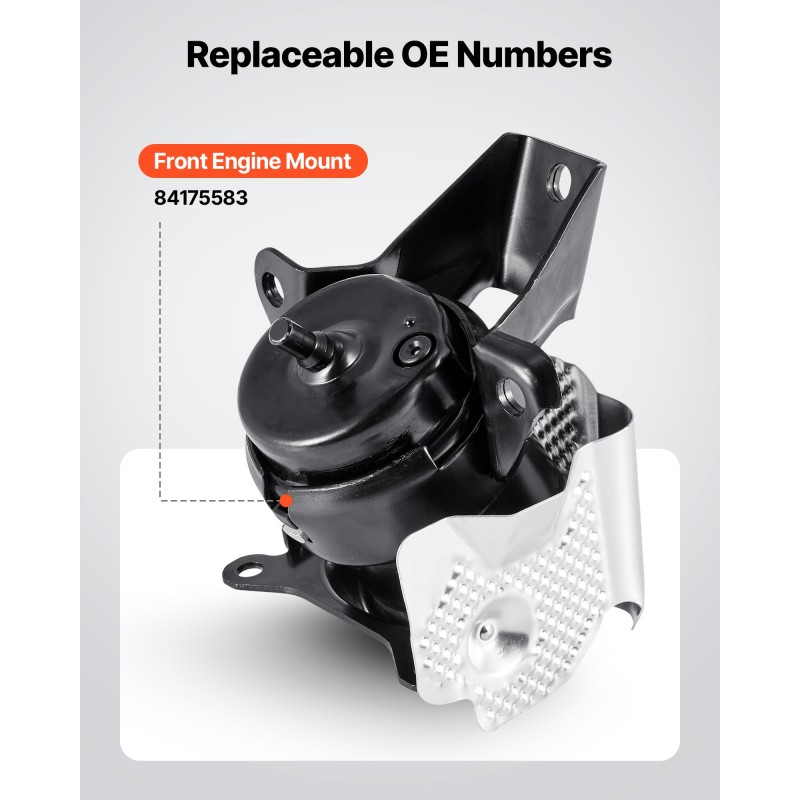 Vasen etummoottorin kiinnike rauta alumiini kumivaimennus 1 kpl Chevrolet Silverado 1500 2014–2018