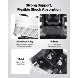 Moottorin kiinnikesarja rauta alumiini kaksi kappaletta Chevrolet Silverado 1500 V8 5,3l 2007–2013