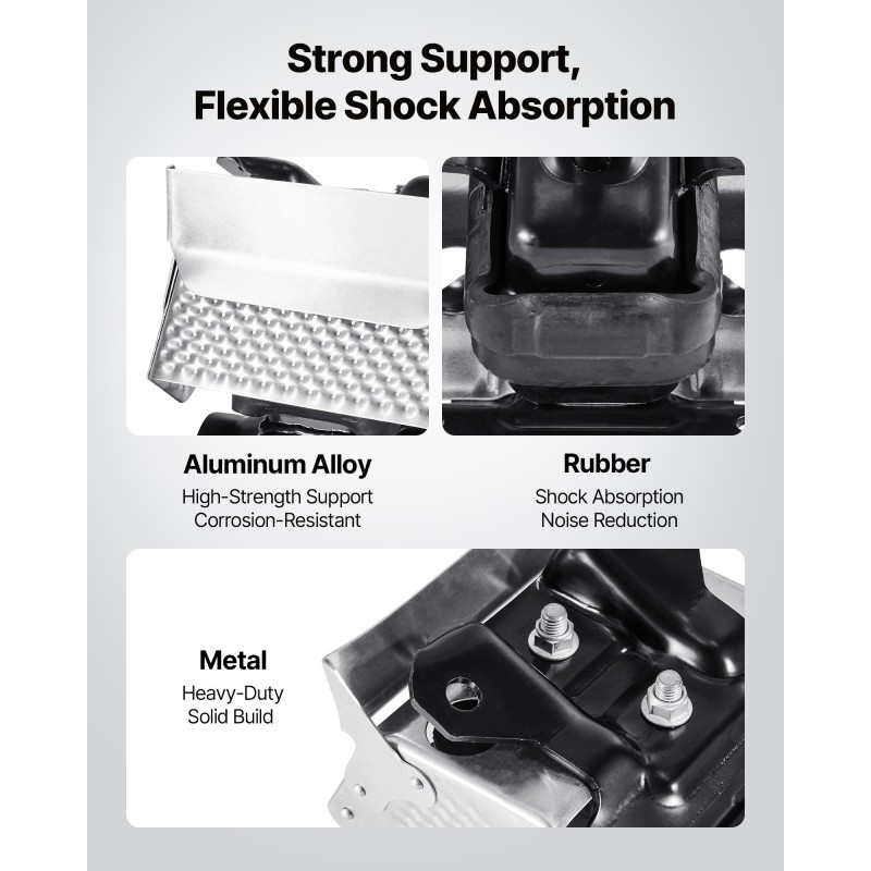 Moottorin kiinnikesarja rauta alumiini kaksi kappaletta Chevrolet Silverado 1500 V8 5,3l 2007–2013