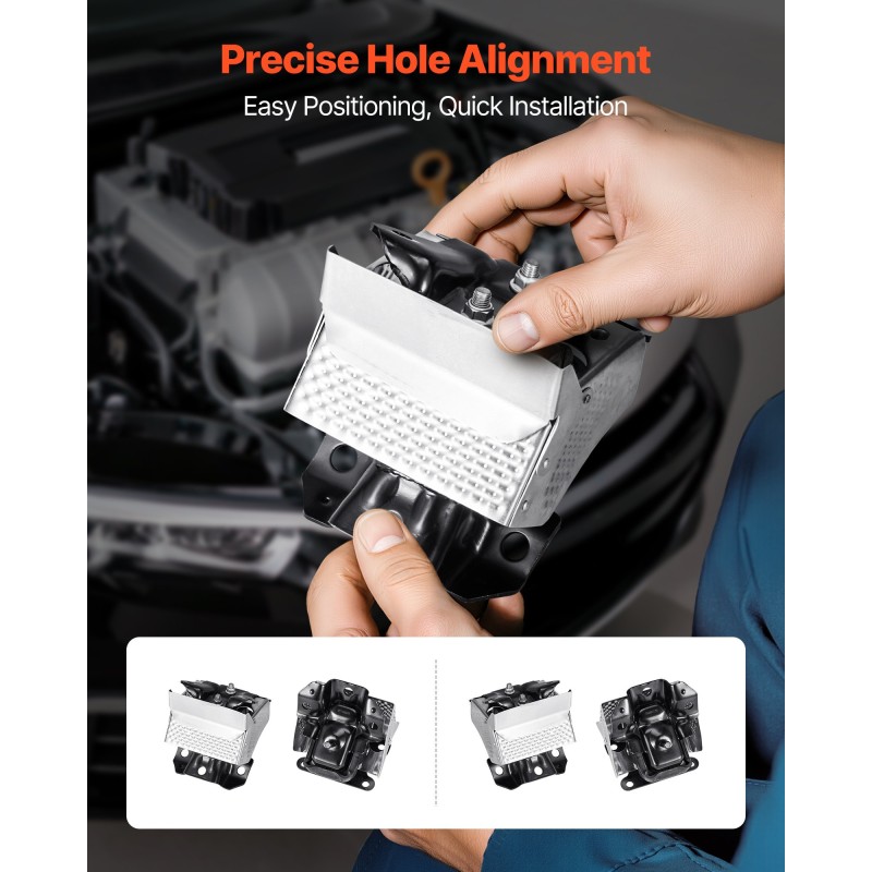 Moottorin kiinnikesarja rauta alumiini kaksi kappaletta Chevrolet Silverado 1500 V8 5,3l 2007–2013