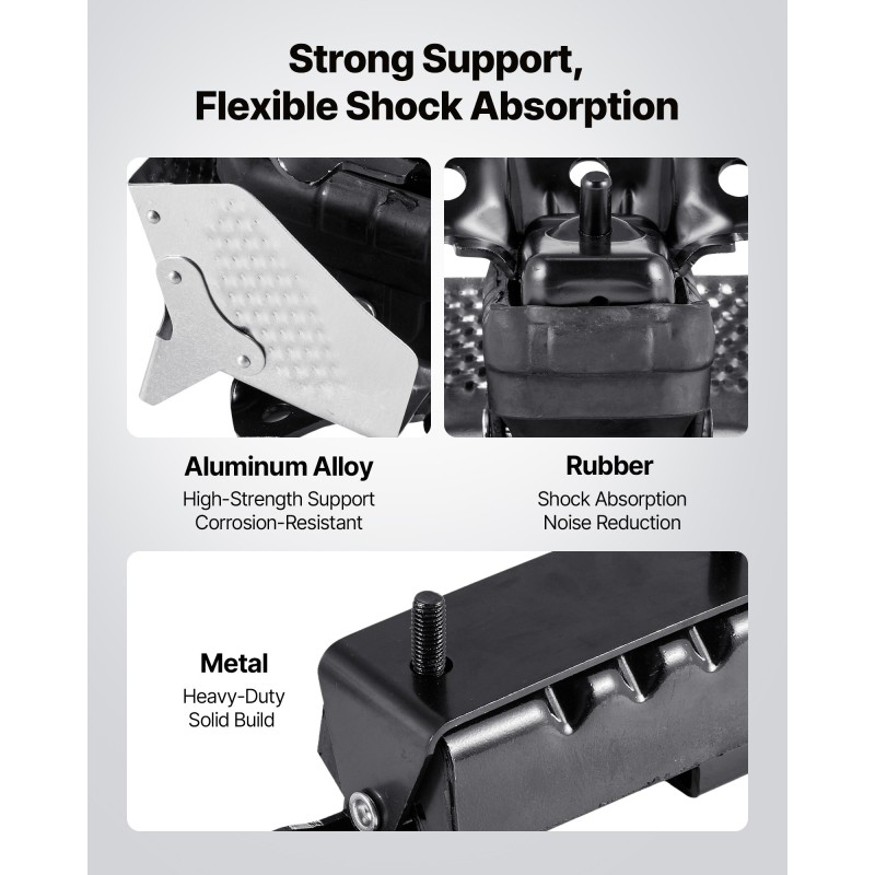 Moottorin kiinnikesarja rauta ja alumiini 3 kpl Chevrolet Silverado 5.3L 2007–2013