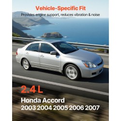 Moottorin ja vaihteiston kiinnikesarja rauta alumiini kumi 6-osainen Honda Accord 2.4-litrainen 2003–2007