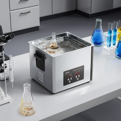 Ultraäänipesuri 15L ruostumaton teräs 40kHz 240W ammattikäyttöön