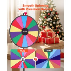 Onnenpyörä 610 mm 14 kenttää uudelleenkirjoitettava pinta säädettävä jalusta