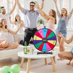 Pöytämallinen onnenpyörä 610 mm 14 sektoria kuivapyyhittävä pinta 6 väriä