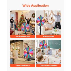 Onnenpyörä 610 mm 14 osiota kuivapyyhittävä pinta säädettävä korkeus