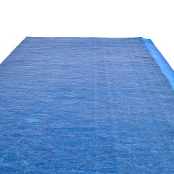 Lattian alusmateriaali 3 mm kierrätetty kuitu PE höyrysulku 2 rullaa laminaattiin ja vinyyliin