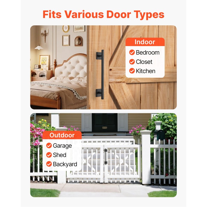 Portin vedin hiiliteräksinen ruosteenkestävä pinnoite 320 mm 1 kpl sisä- ja ulkokäyttöön