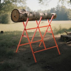 Taitettava terässahapukki säädettävä 920–980 mm korkeus sivuurat 117,9 kg