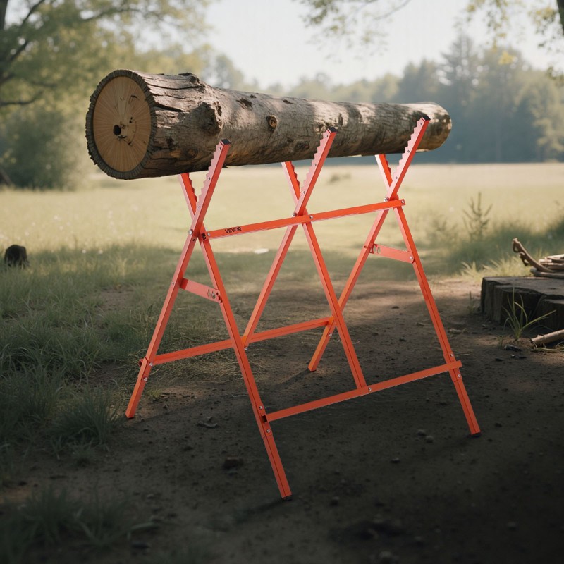 Taitettava terässahapukki säädettävä 920–980 mm korkeus sivuurat 117,9 kg