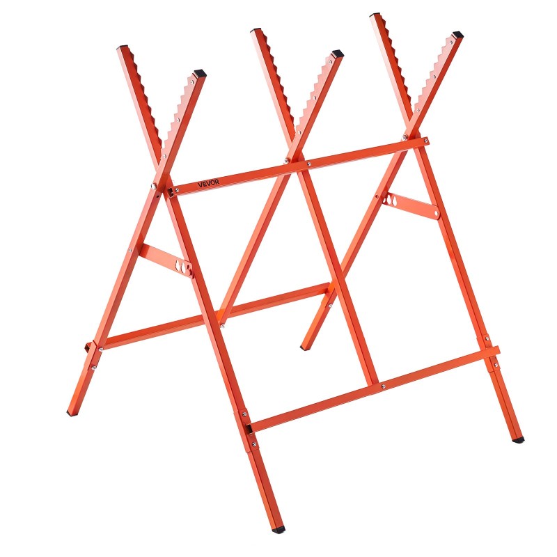 Taitettava terässahapukki säädettävä 920–980 mm korkeus sivuurat 117,9 kg