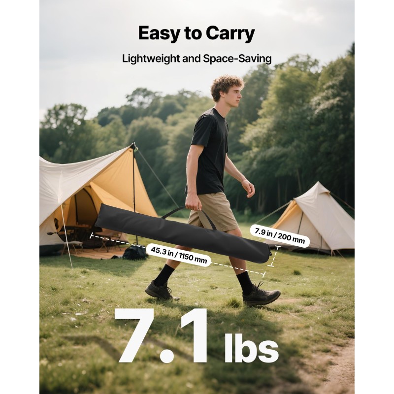 Taittuva valkokangas kolmijalkatelineellä 80 tuuman kuvasuhde 16:9 musta heijastusarvo 1,2