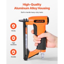 Paineilmakäyttöinen verhoiluniittipyssy alumiiniseos 80-sarjan niiteille 6–16 mm 150 niitin lippaalla