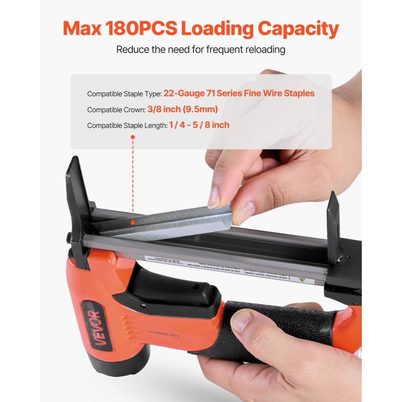 Paineilmanitoja 22-mittainen alumiiniseos 9,5 mm kruunu 6–16 mm niiteille verhoiluun