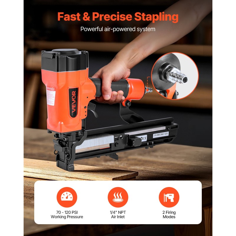 Pneumaattinen niittipyssy alumiiniseosrunko kruunu 26,4 mm 16–38 mm niiteille lipas 140 kpl