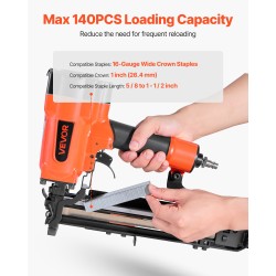 Pneumaattinen niittipyssy alumiiniseosrunko kruunu 26,4 mm 16–38 mm niiteille lipas 140 kpl