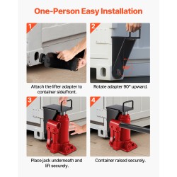 Konttien tasaus- ja nostosetti karkaistua terästä 2 kpl kappaleeltaan 12 500 paunaa