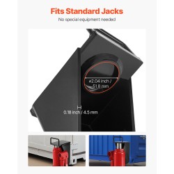 Konttien tasaus- ja nostosetti karkaistua terästä 2 kpl kappaleeltaan 12 500 paunaa