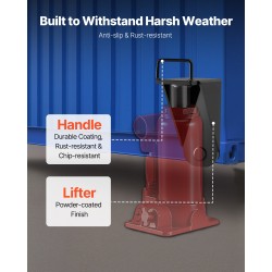 Konttinostimen nostokorvake karkaistusta teräksestä ruosteenkestävä pinnoite kantavuus 12500 paunaa satama ja varastokäyttöön