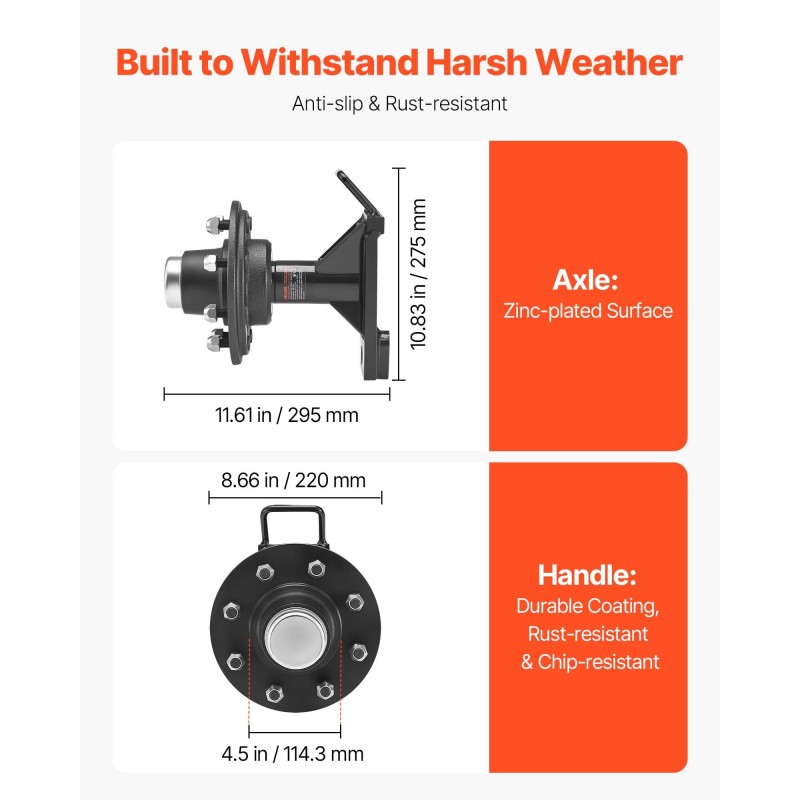 Konttiakselisarja ruosteenkestävä teräsrunko 6–12 metrin kontteihin 8800 paunaa