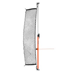 Teleskooppinen hiiliteräs kuormansidontatanko säädettävä 40–73 tuumaa säilytysverkolla jakotangolla