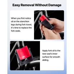 Laakeriprässisarja 14 osaa hiiliteräksestä ruosteenkestävä pinnoite säilytyslaukulla polkupyörille moottoripyörille autoille