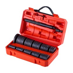 Laakeripuristinsarja 52 osainen hiiliteräs 49 holkkia säilytyslaatikko polkupyöriin ja autoihin