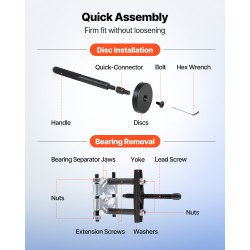Laakeripuristinsarja metallinen 66 osaa 49 holkkia jakoavaimella polkupyörille ja autoille