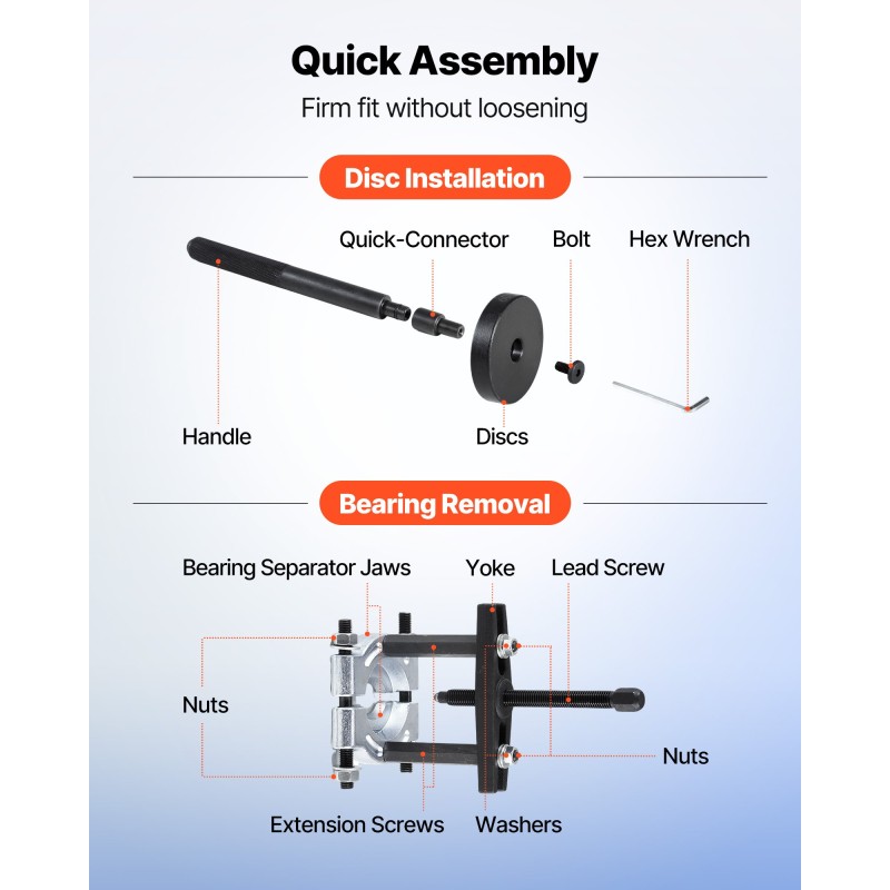 Laakeripuristinsarja metallinen 66 osaa 49 holkkia jakoavaimella polkupyörille ja autoille