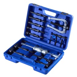 Laakeriprässisarja 68 osaa metallia musta pintakäsittely sisältää avaimen polkupyörille moottoripyörille autoihin