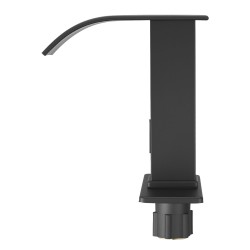 Kosketusvapaa pesuallashana infrapunatunnistimella mattamusta ruostumaton teräs 14 senttimetriä