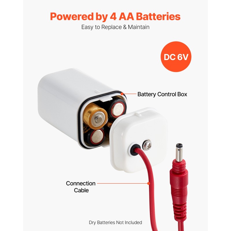 Koskettamaton kylpyhuonehana messinkirunkoinen kromipinnoitettu 9,5 mm liitäntä paristokäyttöinen