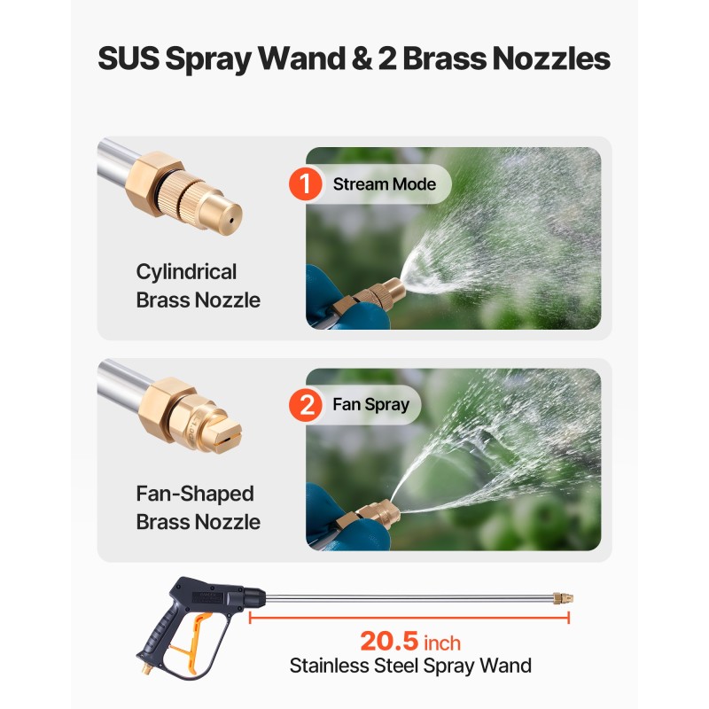 Käsiruiskutin 14 l ruostumattomasta teräksestä betonin ja pinnoitteiden levitykseen