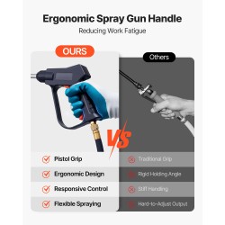 Käsiruiskutin 14 l ruostumattomasta teräksestä betonin ja pinnoitteiden levitykseen