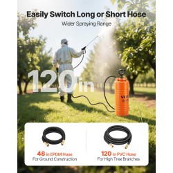 Käsiruiskutin 14 l ruostumattomasta teräksestä betonin ja pinnoitteiden levitykseen