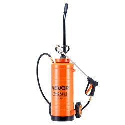 Betoniruiskuvaunu 14 l 304 ruostumatonta terästä pyörällinen 52 cm suutinvarsi