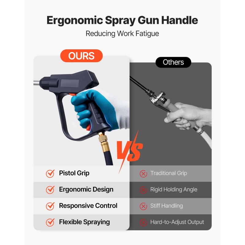 Betoniruiskuvaunu 14 l 304 ruostumatonta terästä pyörällinen 52 cm suutinvarsi