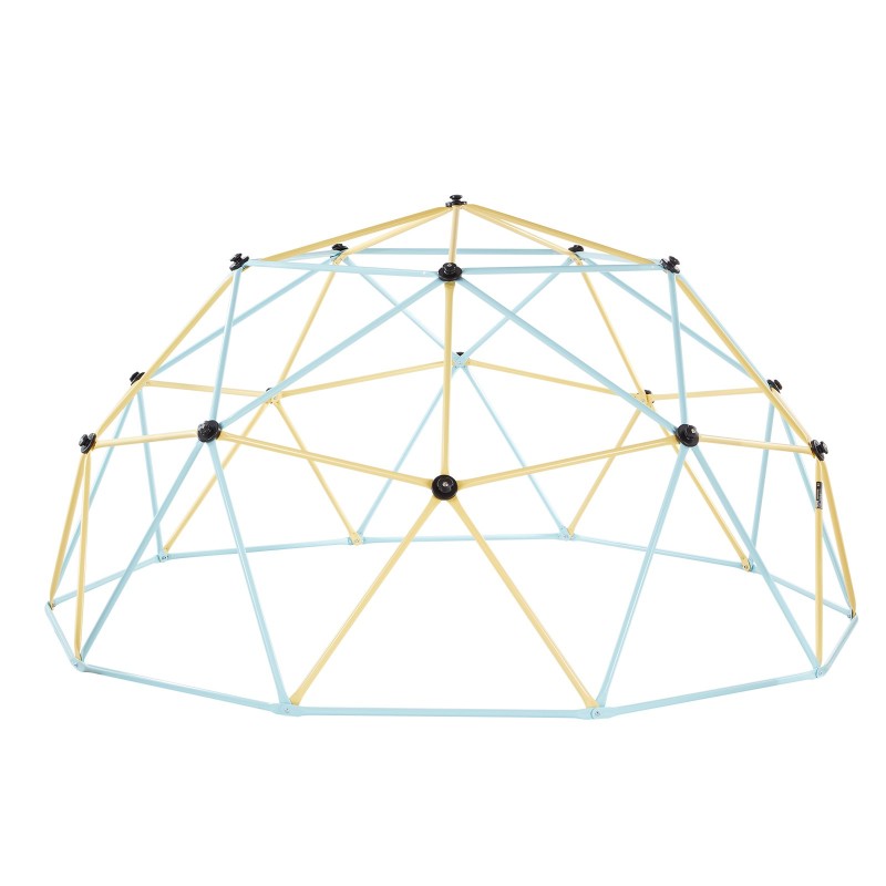 Teräs kiipeilykupoli 305 cm ulkokäyttöön 3–10 vuotta 453 kg kantavuus 2 koripalloa