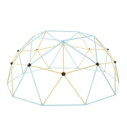 Teräs kiipeilykupoli 305 cm ulkokäyttöön 3–10 vuotta 453 kg kantavuus 2 koripalloa