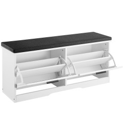 Kenkäpenkki lastulevy vaahtomuovinen kangasistuin 1000 305 475 mm 4 lokeroa eteiseen