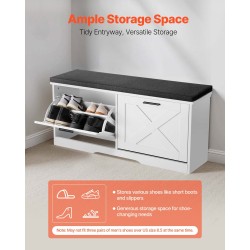 Kenkäpenkki lastulevy vaahtomuovinen kangasistuin 1000×305×475 mm 4 lokeroa eteiseen