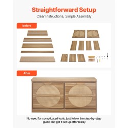 Eteisen kenkäpenkki MDF ja rottinki neljä kääntyvää lokeroa päällystetty istuintyyny luonnonpuun sävy