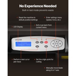 Vinyylileikkuri 720 mm syöttöleveys 600 mm leikkausleveys alumiiniseosrunko